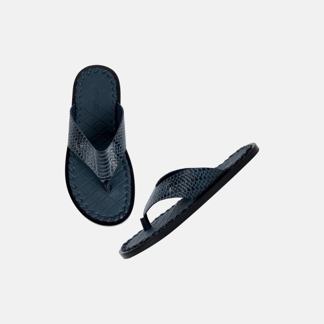 Mochi Men Blue Casual Slippers (SKU: 16-1317L-45-46)