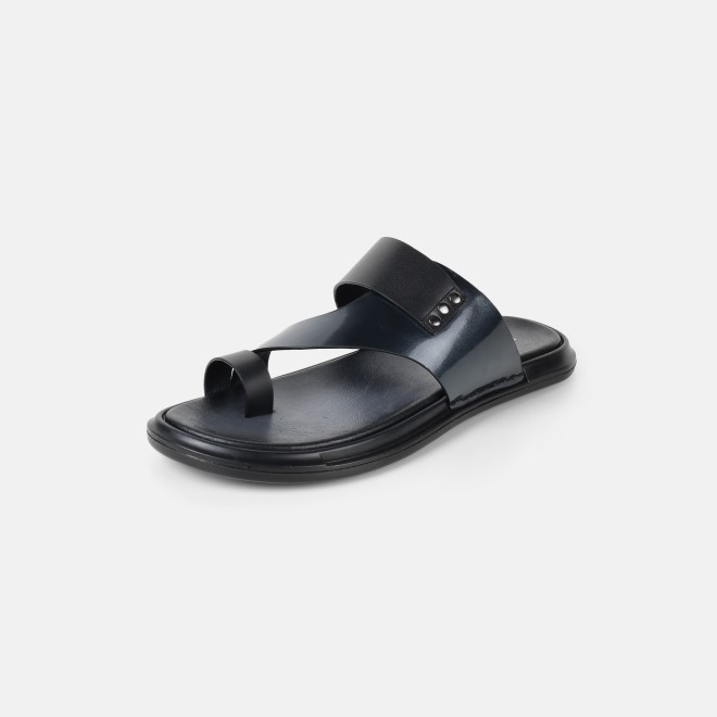 Mochi Men Black Casual Slippers (SKU: 16-1318-11-40)