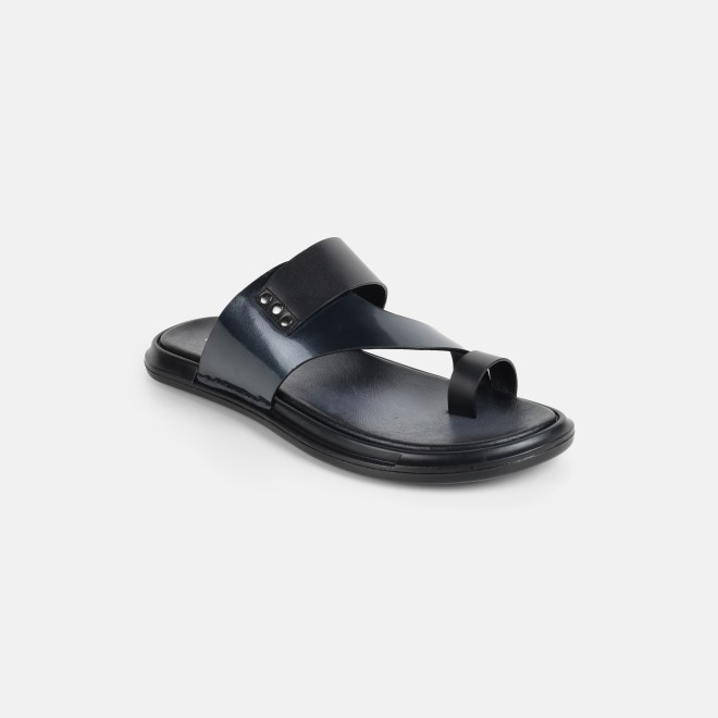 Mochi Men Black Casual Slippers (SKU: 16-1318-11-40)