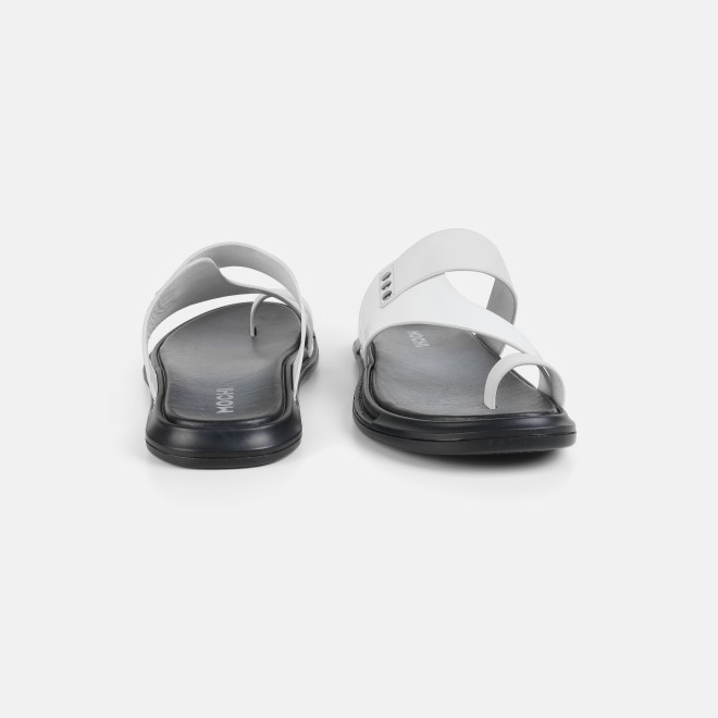 Mochi Men White Casual Slippers (SKU: 16-1318-16-40)