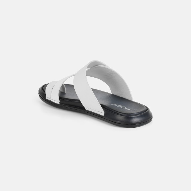 Mochi Men White Casual Slippers (SKU: 16-1318-16-40)