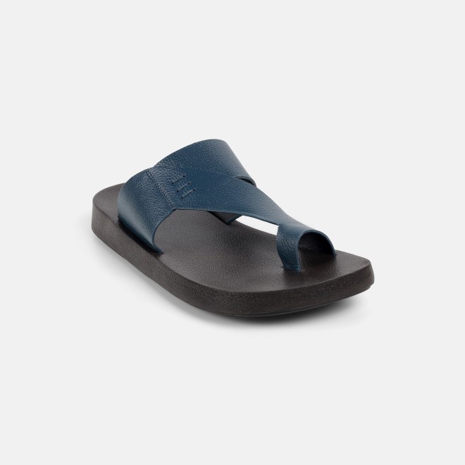 Mochi Men Blue Casual Slippers (SKU: 16-1319-45-40)
