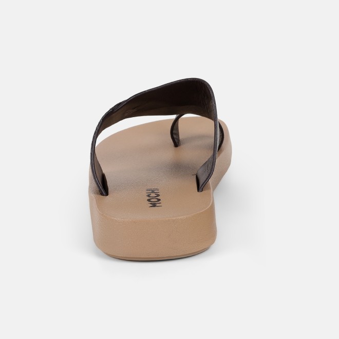 Mochi Men Brown Casual Slippers (SKU: 16-1319-12-40)