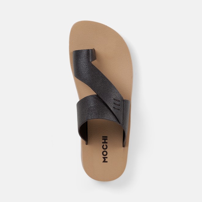 Mochi Men Brown Casual Slippers (SKU: 16-1319-12-40)