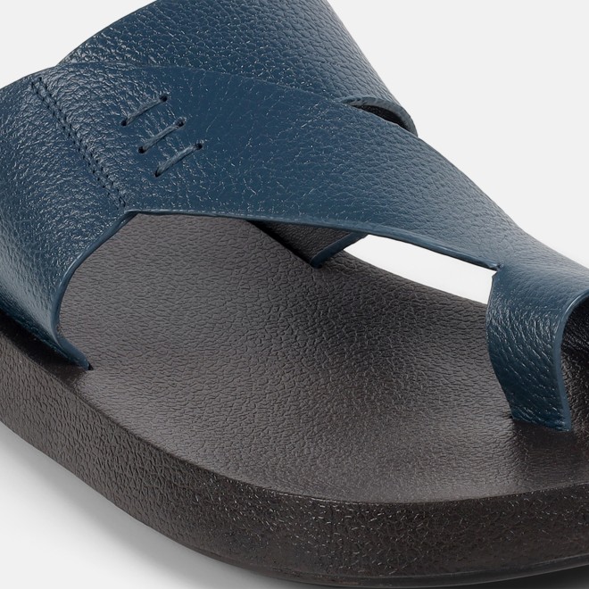 Mochi Men Blue Casual Slippers (SKU: 16-1319-45-40)