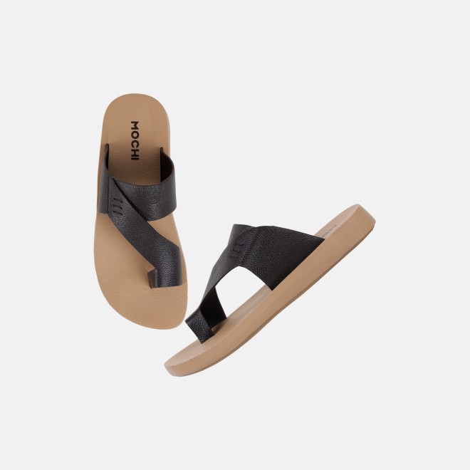 Mochi Men Brown Casual Slippers (SKU: 16-1319-12-40)
