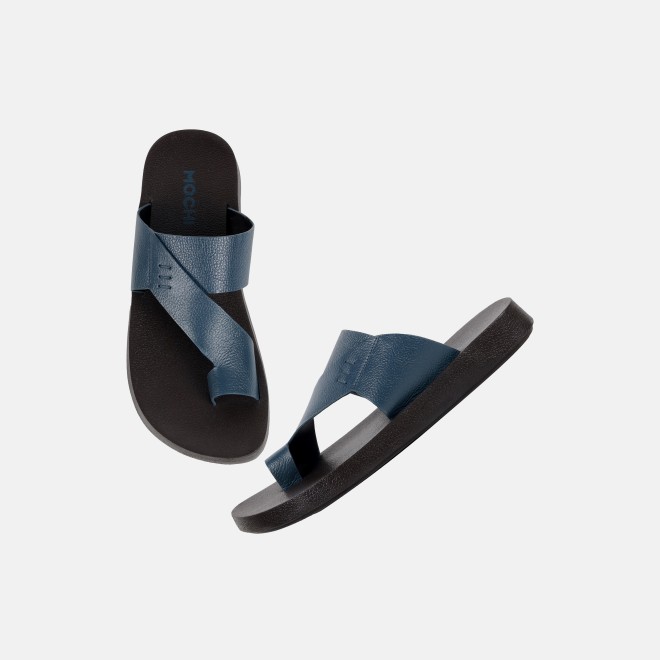 Mochi Men Blue Casual Slippers (SKU: 16-1319-45-40)