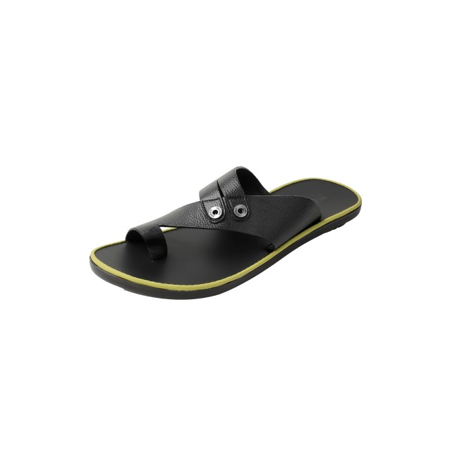 Mochi Men Black Casual Slippers (SKU: 16-1320-11-40)