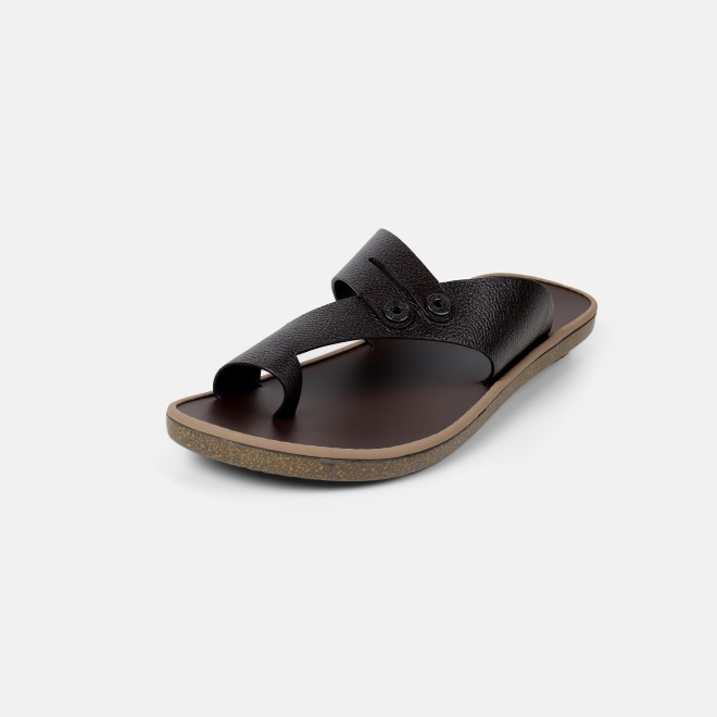 Mochi Men Brown Casual Slippers (SKU: 16-1320-12-40)