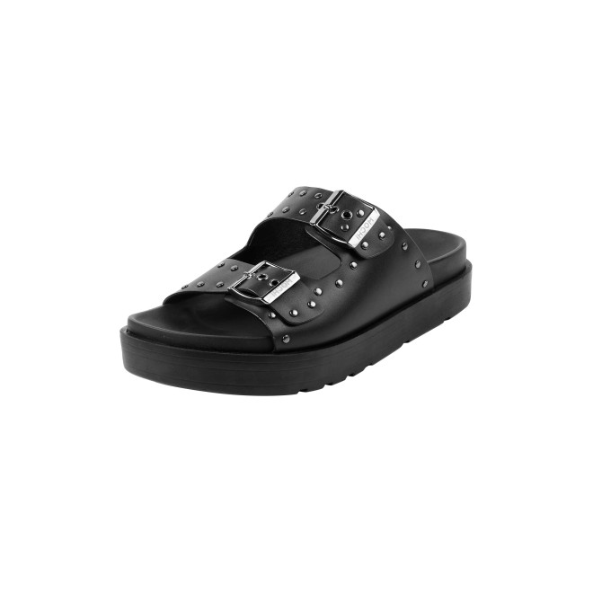 Mochi Men Black Casual Slippers (SKU: 16-1322-11-40) Mochi Men Black Casual Slippers (SKU: 16-1322-11-40)
