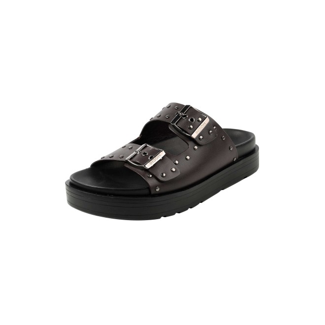 Mochi Men Brown Casual Slippers (SKU: 16-1322-12-42)