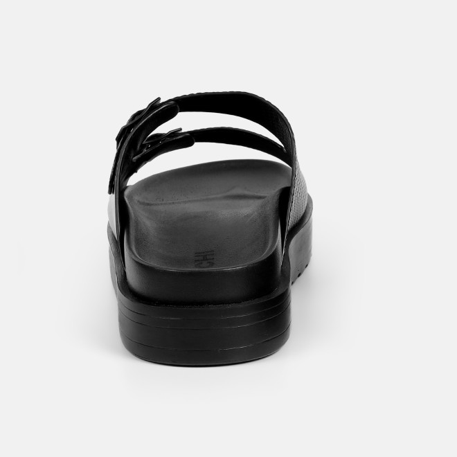 Mochi Men Black Casual Slippers (SKU: 16-1324-11-43)