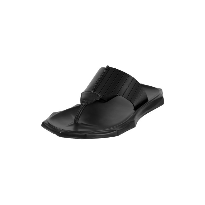 Mochi Men Black Casual Slippers (SKU: 16-1325-11-40)