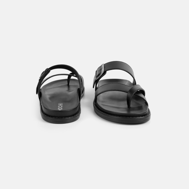 Mochi Men Black Casual Slippers (SKU: 16-1341-11-40)