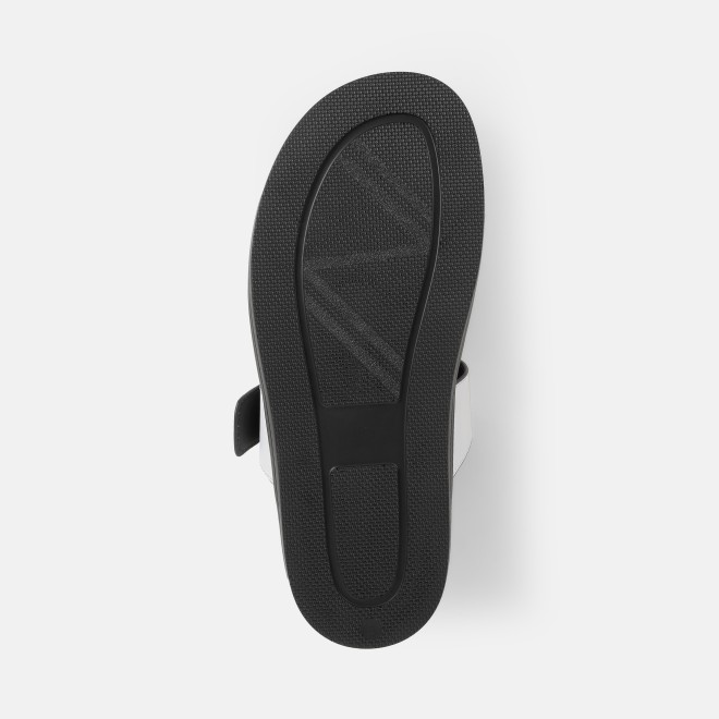 Mochi Men White Casual Slippers (SKU: 16-1341-16-40)