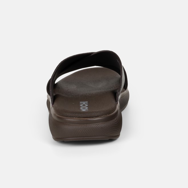 Mochi Men Brown Casual Slippers (SKU: 16-1343-12-40)