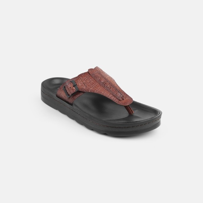 Mochi Men Tan Casual Slippers (SKU: 16-1371-23-40)