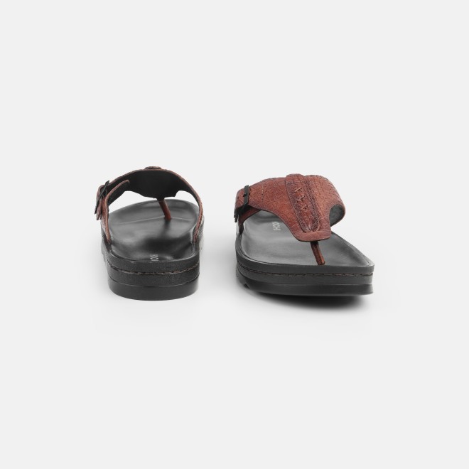 Mochi Men Tan Casual Slippers (SKU: 16-1371-23-40)