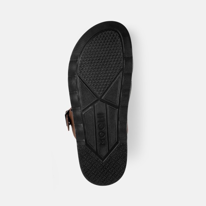 Mochi Men Tan Casual Slippers (SKU: 16-1372-23-40)