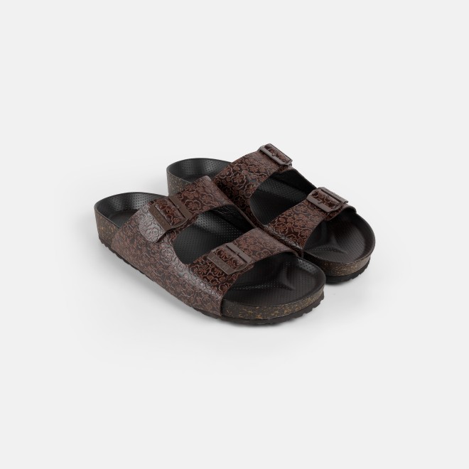 Mochi Men Tan Casual Slippers (SKU: 16-1374-23-40)