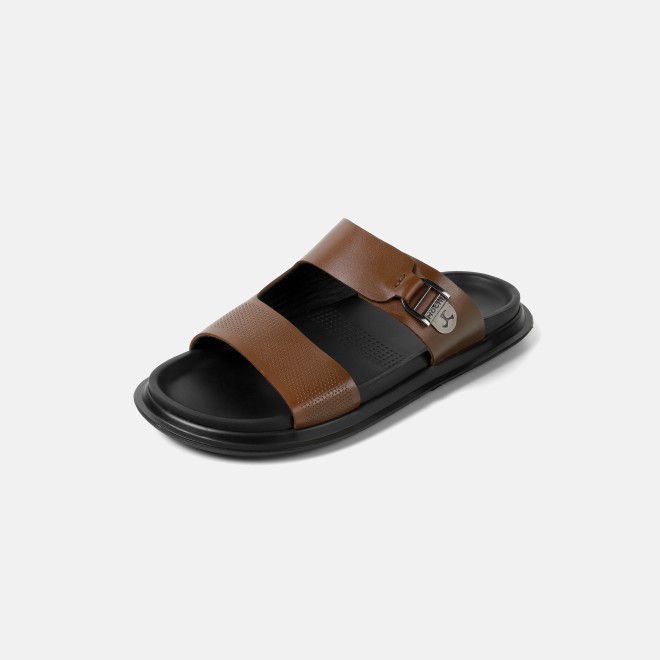Mochi Men Tan Casual Slippers (SKU: 16-1376-23-40)