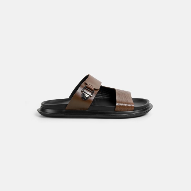 Mochi Men Tan Casual Slippers (SKU: 16-1376-23-40)