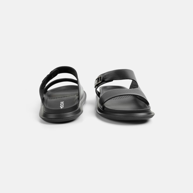 Mochi Men Black Casual Slippers (SKU: 16-1376-11-40) Mochi Men Black Casual Slippers (SKU: 16-1376-11-40)