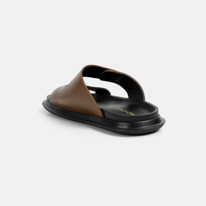 Mochi Men Tan Casual Slippers (SKU: 16-1376-23-40)