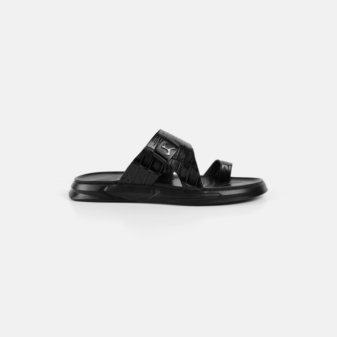Mochi Men Black Casual Slippers (SKU: 16-1381-11-40) Mochi Men Black Casual Slippers (SKU: 16-1381-11-40)