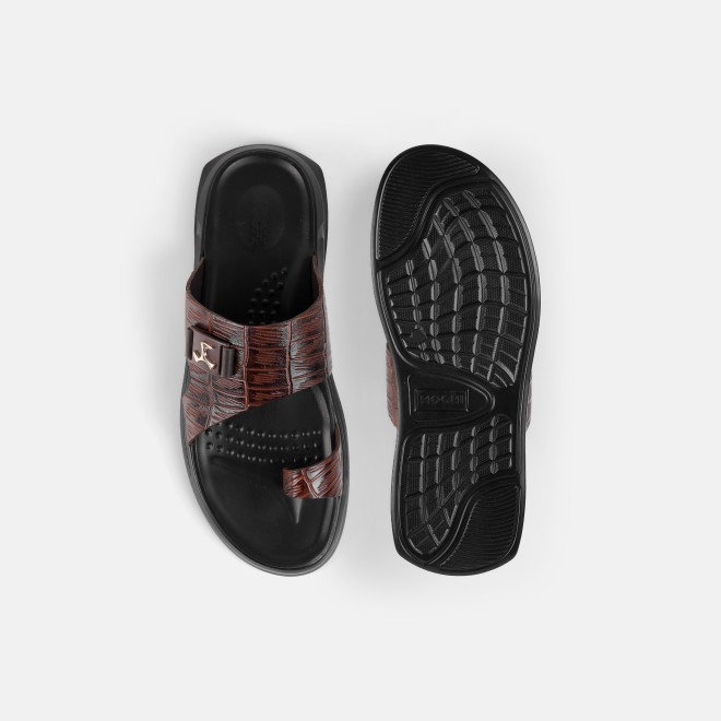 Mochi Men Brown Casual Slippers (SKU: 16-1381-12-40) Mochi Men Brown Casual Slippers (SKU: 16-1381-12-40)