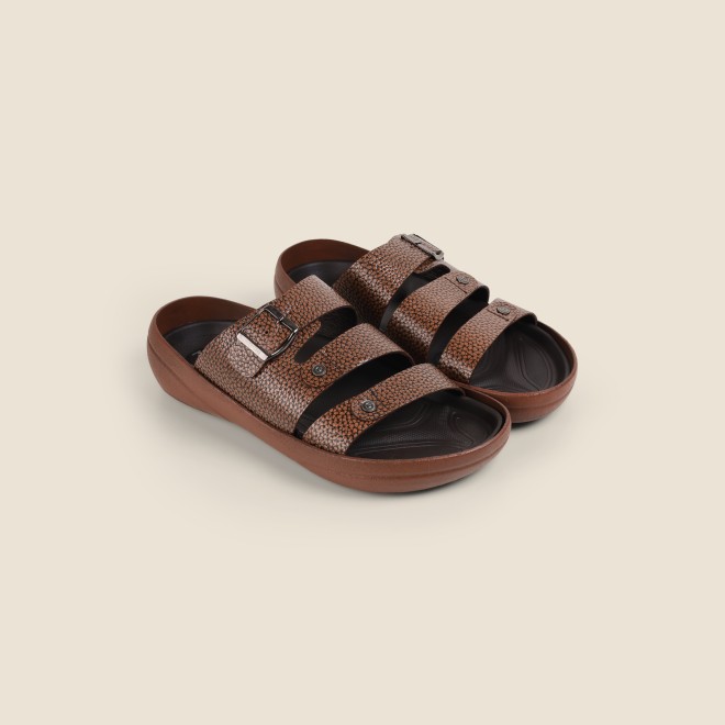 Mochi Men Brown Casual Slippers (SKU: 16-1391-12-40) Mochi Men Brown Casual Slippers (SKU: 16-1391-12-40)