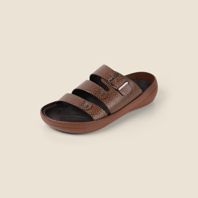 Mochi Men Brown Casual Slippers (SKU: 16-1391-12-40) Mochi Men Brown Casual Slippers (SKU: 16-1391-12-40)