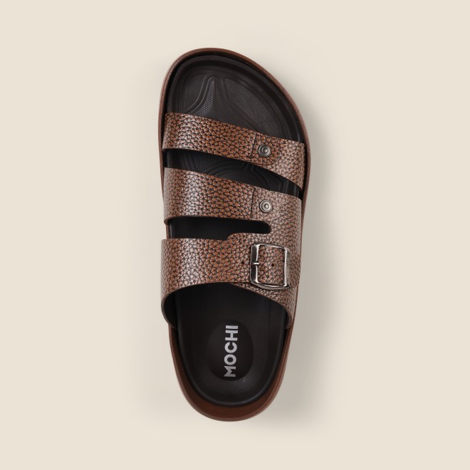 Mochi Men Brown Casual Slippers (SKU: 16-1391-12-40) Mochi Men Brown Casual Slippers (SKU: 16-1391-12-40)
