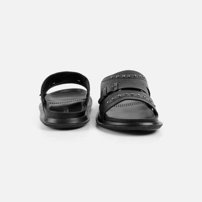 Mochi Men Black Casual Slippers (SKU: 16-1392-11-40) Mochi Men Black Casual Slippers (SKU: 16-1392-11-40)