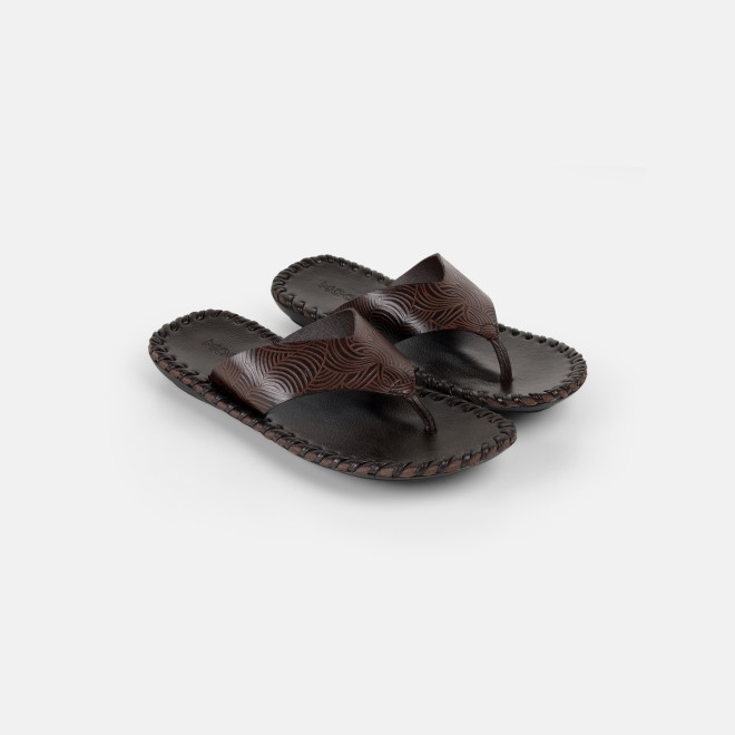 Mochi Men Brown Casual Slippers (SKU: 16-1393-12-40) Mochi Men Brown Casual Slippers (SKU: 16-1393-12-40)