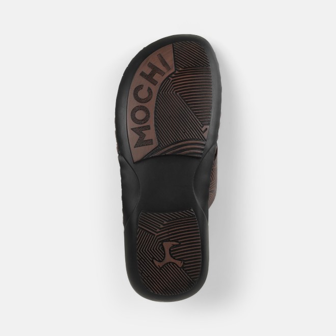 Mochi Men Brown Casual Slippers (SKU: 16-1393-12-40) Mochi Men Brown Casual Slippers (SKU: 16-1393-12-40)