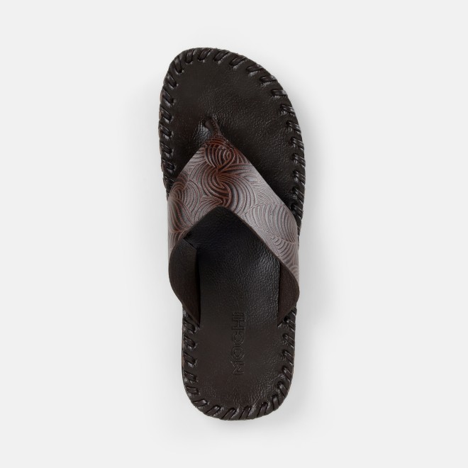 Mochi Men Brown Casual Slippers (SKU: 16-1393-12-40) Mochi Men Brown Casual Slippers (SKU: 16-1393-12-40)