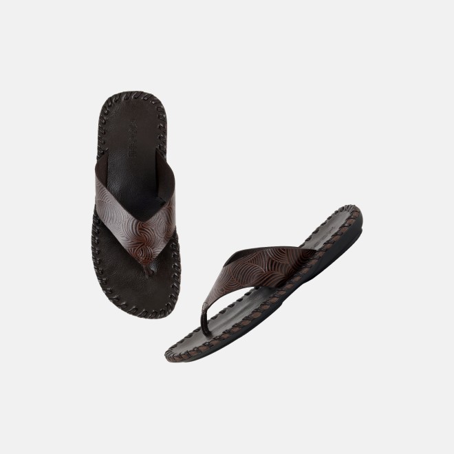 Mochi Men Brown Casual Slippers (SKU: 16-1393-12-40) Mochi Men Brown Casual Slippers (SKU: 16-1393-12-40)