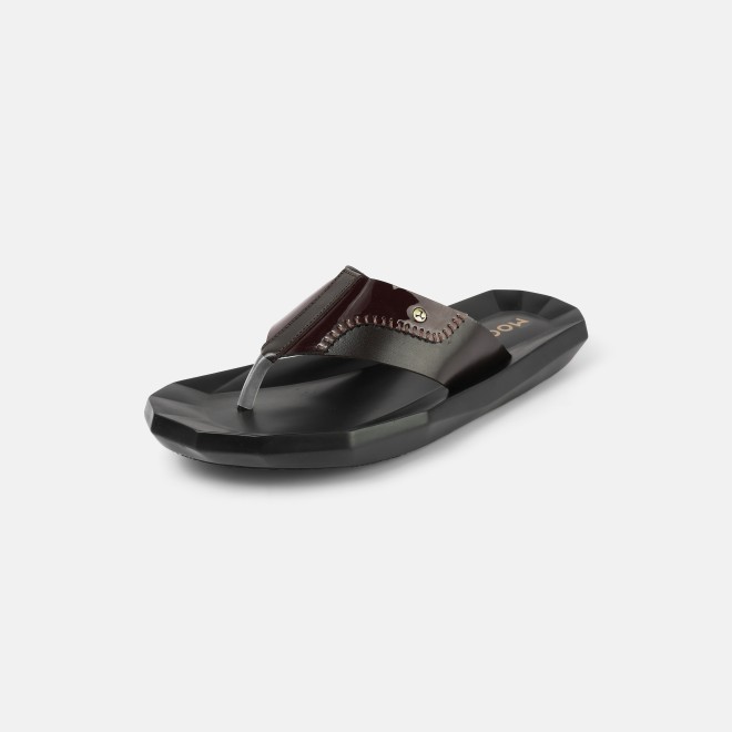 Mochi Men Brown Casual Slippers (SKU: 16-1406-12-40)