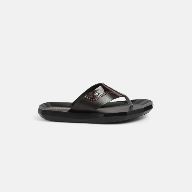 Mochi Men Brown Casual Slippers (SKU: 16-1406-12-40)