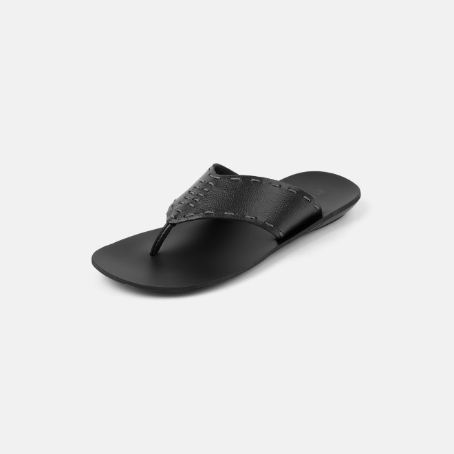 Mochi Men Black Casual Slippers (SKU: 16-1413-11-40) Mochi Men Black Casual Slippers (SKU: 16-1413-11-40)