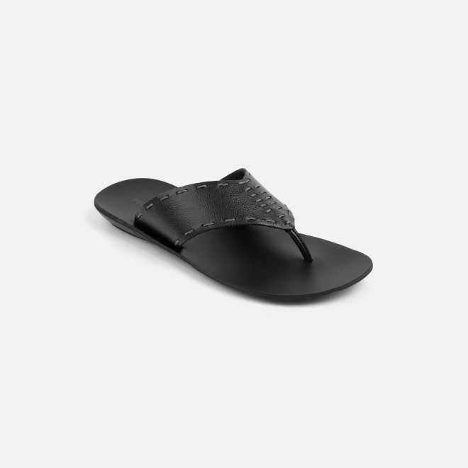 Mochi Men Black Casual Slippers (SKU: 16-1413-11-40) Mochi Men Black Casual Slippers (SKU: 16-1413-11-40)