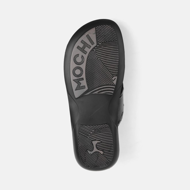 Mochi Men Black Casual Slippers (SKU: 16-1413-11-40) Mochi Men Black Casual Slippers (SKU: 16-1413-11-40)