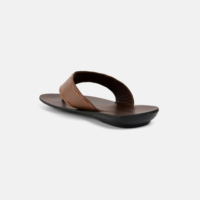 Mochi Men Tan Casual Slippers (SKU: 16-1413-23-40)