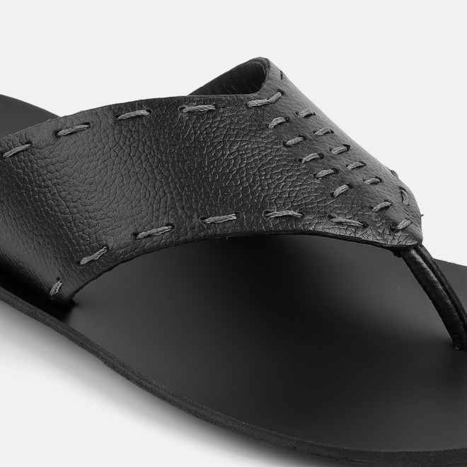 Mochi Men Black Casual Slippers (SKU: 16-1413-11-40) Mochi Men Black Casual Slippers (SKU: 16-1413-11-40)