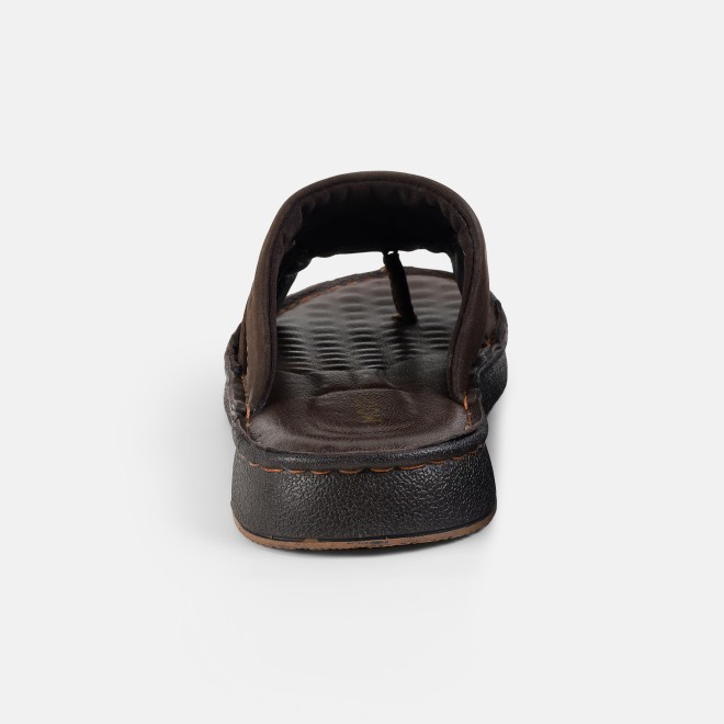 Mochi Men Brown Casual Slippers (SKU: 16-1428-12-40)