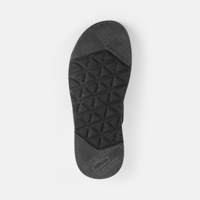 Mochi Men Black Casual Slippers (SKU: 16-1428-11-40)