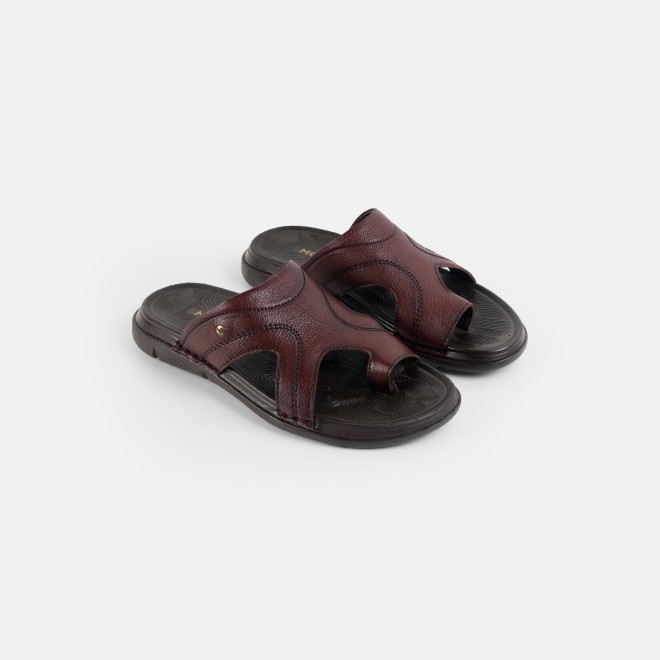 Mochi Men Wine Casual Slippers (SKU: 16-1429-58-40)