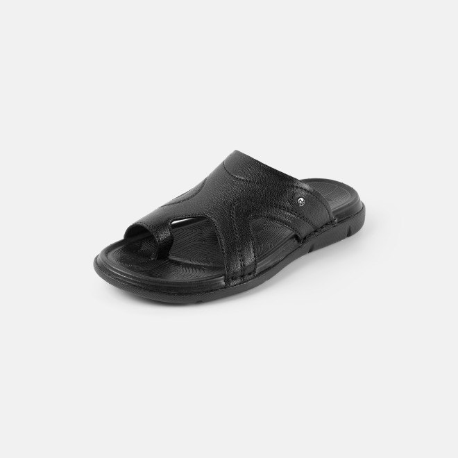 Mochi Men Black Casual Slippers (SKU: 16-1429-11-40)