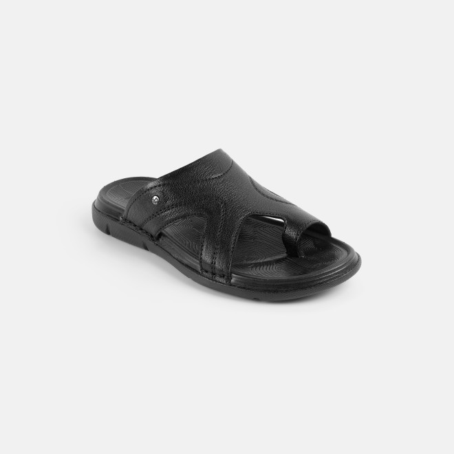 Mochi Men Black Casual Slippers (SKU: 16-1429-11-40)